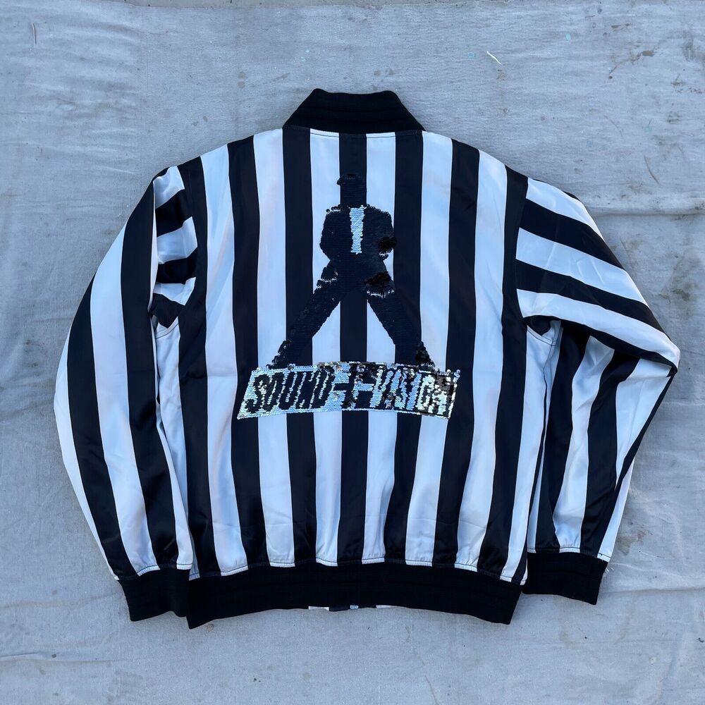 Midnight Studios x David Bowie Shane Gonzales SATIN Sequin Bowie Jacket NEW TAGS